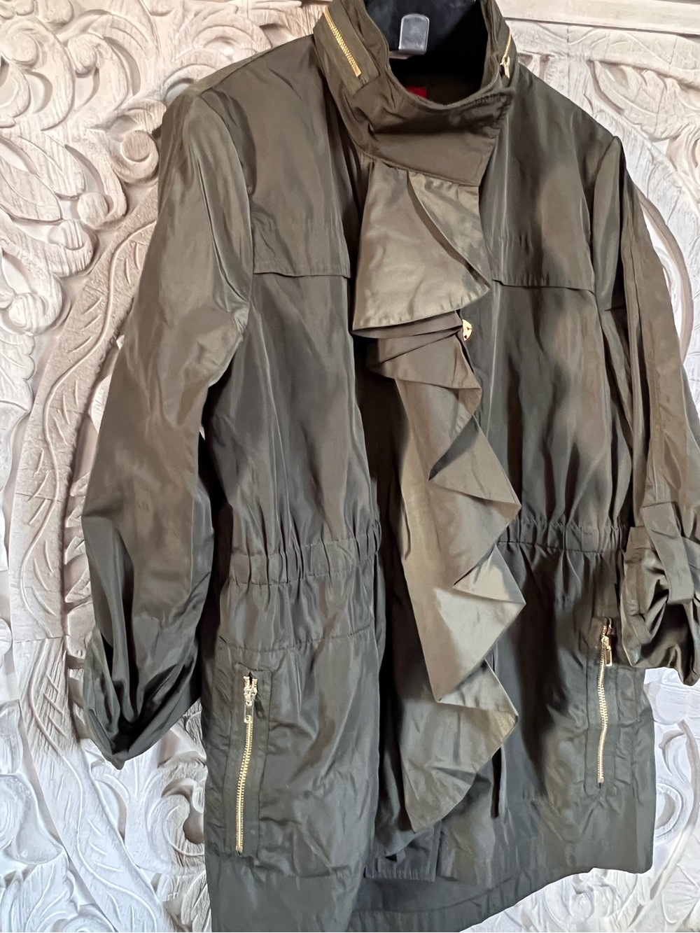 Ciao Milano Ruffle Trench - Picture 5 of 8